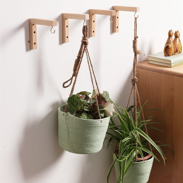 Beech Hook Hanging Basket Plant Stand Outdoor - RAZANSY