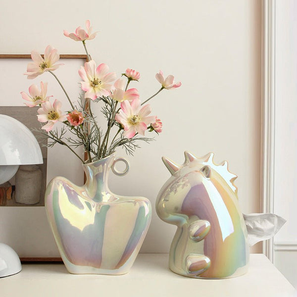 Ceramic Vase In Living Room - RAZANSY