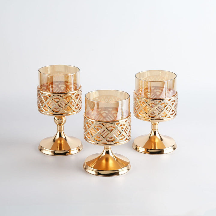 Glass Table Decoration Candle Holder - RAZANSY
