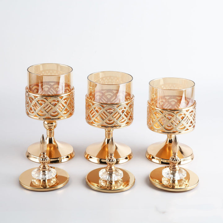 Glass Table Decoration Candle Holder - RAZANSY