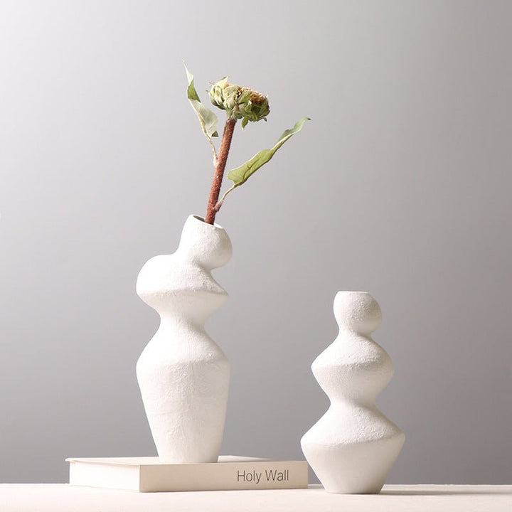 Simplicity Stack Ceramic Vases